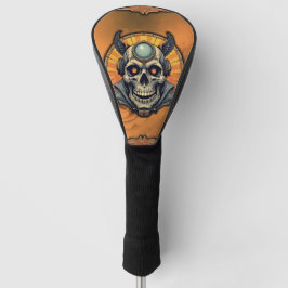 Der geflügelte Schädel. Golf Headcover