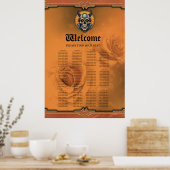 Der geflügelte Schädel. Poster (Küche)