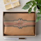 Der geflügelte Schädel.  Seidenpapier (Geschenk)