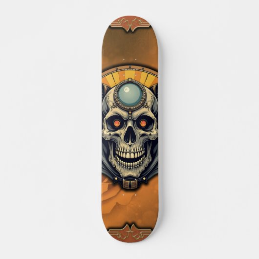 Der geflügelte Schädel. Skateboard (Vorne)