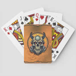 Der geflügelte Schädel. Spielkarten