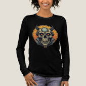Der geflügelte Schädel.  Tri-Blend Shirt (Vorderseite)