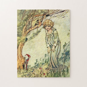 „Der geheime Garten“ Feen-Kunst von Charles Robins Puzzle