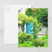 Der geheime Garten Postkarte (Vorne/Hinten)