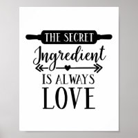 Der geheime Ingredienz ist Liebe