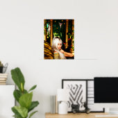 Der geheime Märchentempel im Wald Poster (Heimbüro)