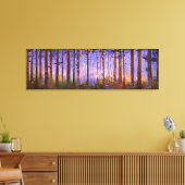 Der Geheime Weg des Hirsches - weite Waldlandschaf Leinwanddruck (Insitu (Wohnzimmer))