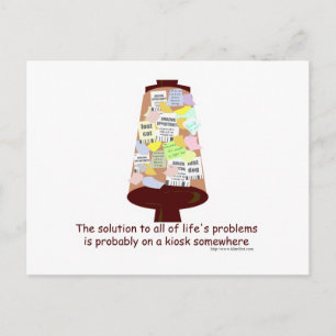 Der Geheimkiosk Postkarte