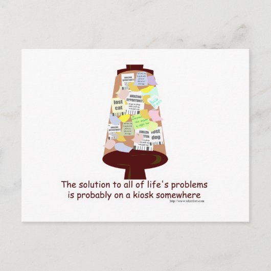 Der Geheimkiosk Postkarte (Vorderseite)