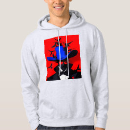 Der geheimnisvolle Gentleman trägt Flair und Vertr Hoodie