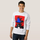 Der geheimnisvolle Gentleman trägt Flair und Vertr Sweatshirt (Vorne ganz)