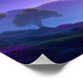 Der geheimnisvolle Mond und der einsame Tracker Poster (Ecke)