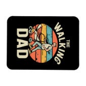 der gehende Papa Magnet (Horizontal)