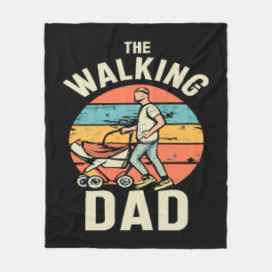 der gehende Vater Fleecedecke