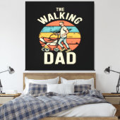 der gehende Vater Leinwanddruck (Insitu (Schlafzimmer))