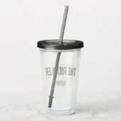 Der Geiger - ich weiß, was ich werden muss Acryltrinkbecher (Rückseite)