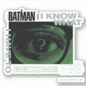 Der Geiger "Ich weiß, was ich werden muss" Aufkleber (Vorderseite)