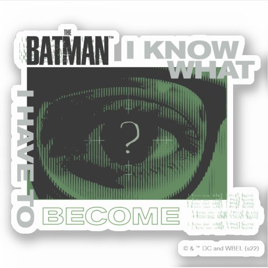 Der Geiger "Ich weiß, was ich werden muss" Aufkleber (Vorderseite)