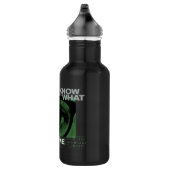 Der Geiger "Ich weiß, was ich werden muss" Edelstahlflasche (Rechts)