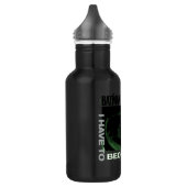 Der Geiger "Ich weiß, was ich werden muss" Edelstahlflasche (Links)