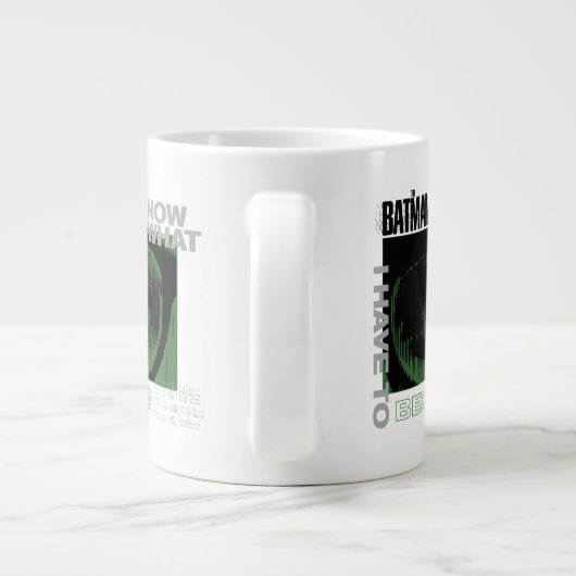 Der Geiger "Ich weiß, was ich werden muss" Jumbo-Tasse (Rückseite)