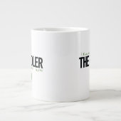 Der Geiger - ich weiß, was ich werden muss Jumbo-Tasse (Vorderseite)