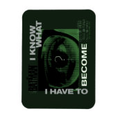 Der Geiger "Ich weiß, was ich werden muss" Magnet (Vertikal)