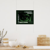 Der Geiger "Ich weiß, was ich werden muss" Poster (Küche)