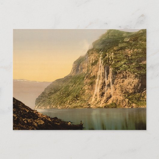 Der Geirangerfjord Postkarte (Vorderseite)