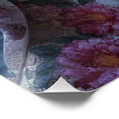 Der Geisha-Tanz zum Mond Poster (Ecke)