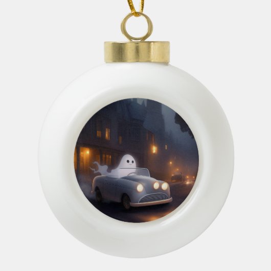 Der Geist aller Galgen | Eine Geisterjoyride Keramik Kugel-Ornament (Vorderseite)