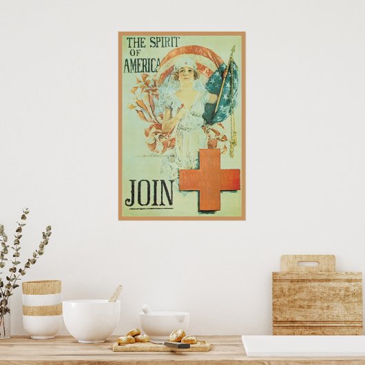 Der Geist Amerikas Poster (Küche)