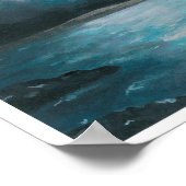 Der Geist an der Küste Poster (Ecke)