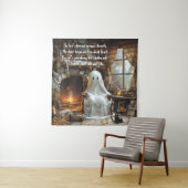 Der Geist auf Ember Hollow Halloween Wandteppich (Beispiel)