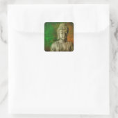 Der Geist Buddhas Quadratischer Aufkleber (Tasche)