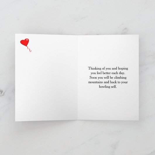 Der Geist der Alaska-Denkweise wird gut Karte (Innenseite)