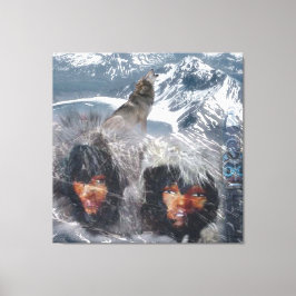Der Geist der Alaska Leinwanddruck