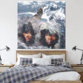 Der Geist der Alaska Leinwanddruck (Insitu (Schlafzimmer))