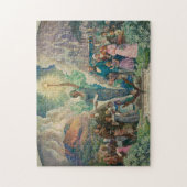 Der Geist der Bildung von Newell Convers Wyeth Puzzle (Vertikal)