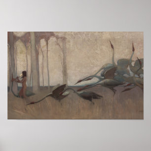 Der Geist der Ebenen Sydney Long Mythologie Poster