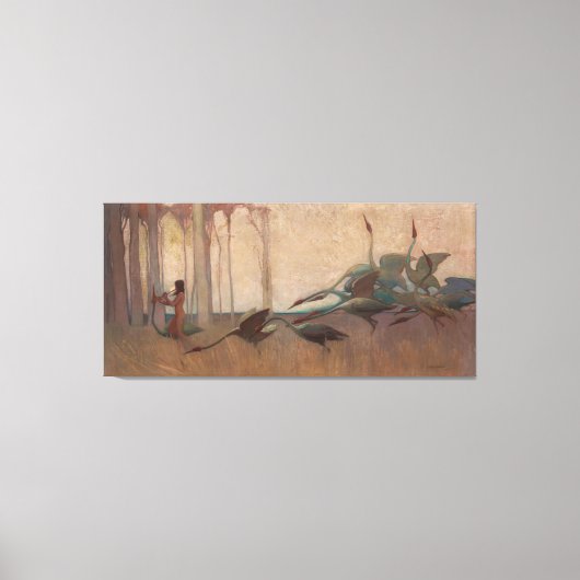 Der Geist der Ebenen von Sydney Long (1914) Leinwanddruck (Vorderseite)