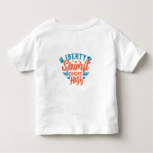 Der Geist der Freiheit steigt hoch Kleinkind T-shirt (Rückseite)