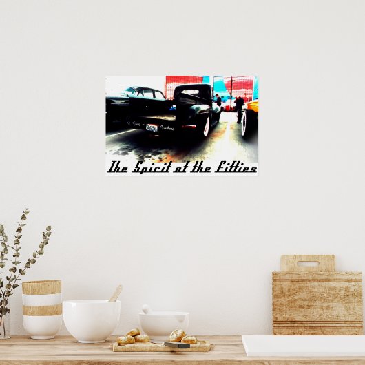 Der Geist der Fünfziger Poster (Küche)