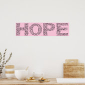 Der Geist der Hoffnung (Schwarzer Text) Poster (Küche)