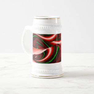 Der Geist der Liebe und Hoffnung Abstrakte 3D Rain Bierglas