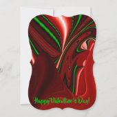 Der Geist der Liebe und Hoffnung Abstrakte 3D Rain Einladung (Vorderseite)