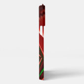 Der Geist der Liebe und Hoffnung Abstrakte 3D Rain iPhone Hülle (Rechte Seite)