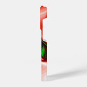 Der Geist der Liebe und Hoffnung Abstrakte 3D Rain iPhone Hülle (Linke Seite)