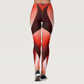 Der Geist der Liebe und Hoffnung Abstrakte 3D Rain Leggings (Rückseite)