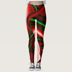 Der Geist der Liebe und Hoffnung Abstrakte 3D Rain Leggings